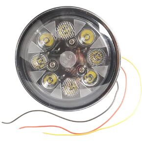 مصباح عمل LED مستدير مختوم 12 فولت مصباح زراعي Hi-lo متوافق مع John Deeretractor 1020، 1040، 1120، 1130، 1140، 1520، 1530، 1630، 1640 للزراعة الخفيفة للطرق الوعرة in Kuwait
