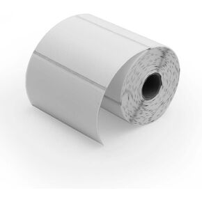 LabelValue.com | Zebra 3" x 1-3/4" Mobile Printer Labels LV-LD-R3AT5F, 350 Labels Per Roll, 3" x 1.75", White, 3/4" (0.75") Core, Perforated