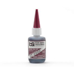 BSI IC-2000 Tire Glue 1/2oz 20-45 Sec. Rubber Toughened Cyanoacrylate