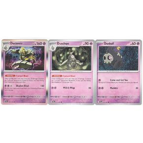 Dusknoir 020/064 - Shrouded Fable – Pokemon 3 Card Lot