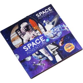 Space Adventure 3D Carousel Book for Kids | STEM Learning with Planets & Solar System | Pop-Up Models & Space Facts | Interactive Hardbound Science Gift for Ages 5 6 7 8