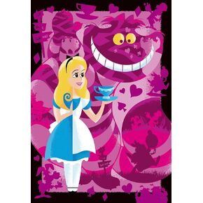 Ravensburger Disney Puzzle Moment - Alice 300 Piece Jigsaw Puzzle | Enchanting Wonderland Art | Ideal for Puzzle Novices | Eco-Friendly Puzzle Pieces
