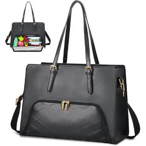 Laptop Tote Bag with Lunch Compartment