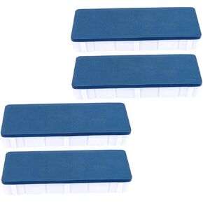LIFKOME 4Pcs Color Fixing Plate Paint Trays for Students Art Stationery Easy to Use Mixing Plates for Watercolor and Painting
