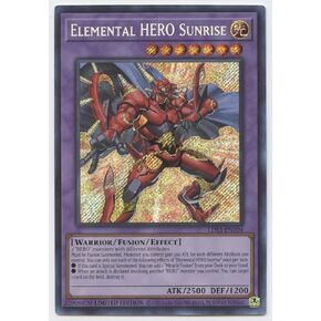Yu-Gi-Oh! Elemental Hero Sunrise - LDS3-EN104 - Secret Rare - 1st Edition