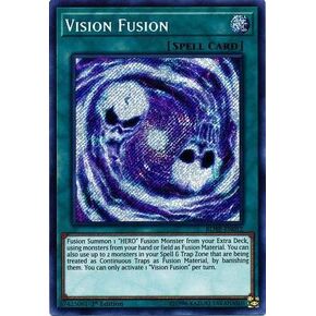 Yu-Gi-Oh! - Vision Fusion - BLHR-EN012 - Secret Rare - 1st Edition - Battles of Legend: Hero's Revenge