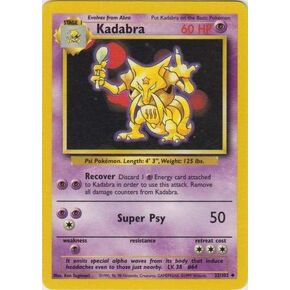 Kadabra - 32/102 - Uncommon - Unlimited Edition - Base Set