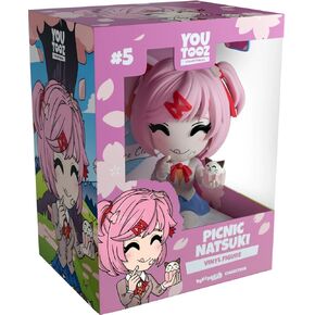 Youtooz Doki Doki Literature Club Picnic Natsuki 3.6", Picnic Natsuki Vinyl Figure, Collectible Picnic Natsuki from Doki Doki Literature Club by Youtooz Doki Doki Literature Club Collection