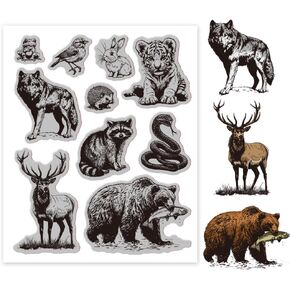 Globleland Horse Cling Rubber Stamp 8.7 "x7" Horse Eva Stamps Stampsing Seal Seal Stamps for DIY Scrapbooking و Card Making Decor