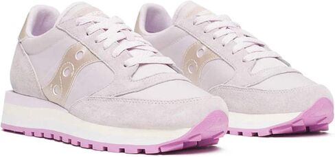 حذاء Saucony Jazz الرياضي الثلاثي للنساء، أسمر ضارب للصفرة/ليلك، 7 in Saudi Arabia