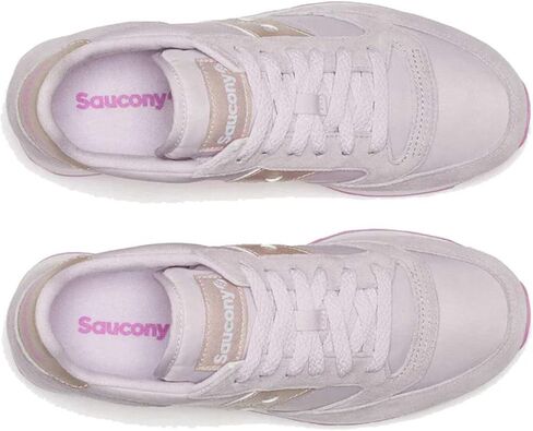 حذاء Saucony Jazz الرياضي الثلاثي للنساء، أسمر ضارب للصفرة/ليلك، 7 in Saudi Arabia