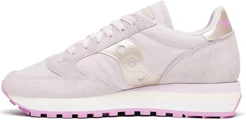 حذاء Saucony Jazz الرياضي الثلاثي للنساء، أسمر ضارب للصفرة/ليلك، 7 in Saudi Arabia