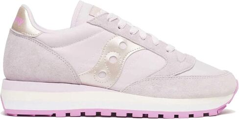 حذاء Saucony Jazz الرياضي الثلاثي للنساء، أسمر ضارب للصفرة/ليلك، 7 in Saudi Arabia