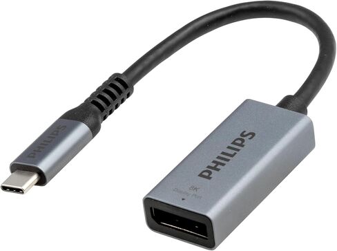 محول فيليبس USB C إلى HDMI، النوع C، 60 هرتز، أحادي الاتجاه، تصميم مضغوط، يعمل مع أجهزة التلفاز الذكية، روكو، فاير ستيك، بلو راي، أجهزة البث، الشاشات، أجهزة العرض، أسود، SWU7114A/27 in Saudi Arabia