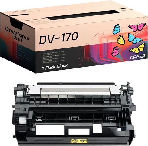 Compatible for Toshiba DV-170 Developer Unit Work for Toshiba ECOSYS M2035dn M2535dn P2135d P2135dn Printers, with Chip, High Yield 100000 Pages, Clear Printing (1 Pack Black) in Kuwait