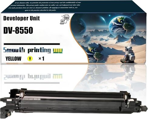 Replacement Parts Developer Unit DV-8550 Compatible with Copystar CS5003i CS5052ci CS6003i CS6052ci CS6053ci Printers, Contains Chip and Clear Printing (4-Pack BK/C/M/Y) in Saudi Arabia