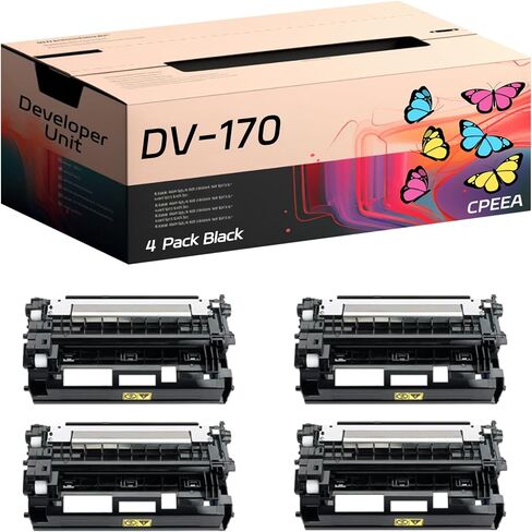 Compatible for Toshiba DV-170 Developer Unit Work for Toshiba ECOSYS M2035dn M2535dn P2135d P2135dn FS-1035MFP FS-1135MFP FS-1320D Printers (2-Pack Black) in Kuwait