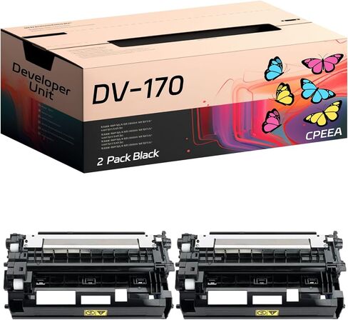Compatible for Toshiba DV-170 Developer Unit Work for Toshiba ECOSYS M2035dn M2535dn P2135d P2135dn Printers, with Chip, High Yield 100000 Pages, Clear Printing (1 Pack Black) in Kuwait