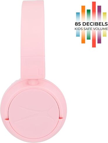 Altec Lansing Kid Safe 2-in-1 Bluetooth and Wired Headphones, Noise Cancelling, Volume Control, Wireless, Foldable Design (Blue) in Saudi Arabia