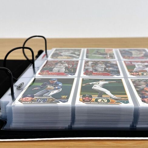 BCW LaserWeld 9 Pocket Pages | Premium Ultra Flat and Clear Pocket Pages for Cards - 500 Page Pack | Trading Card Binder Sleeves for Pokemom, MTG, Yugioh, Baseball, Basketball, and More in Saudi Arabia
