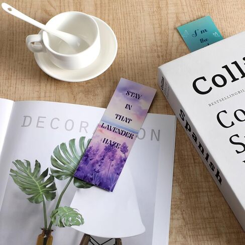 120Pcs Music Inspired Bookmarks Music Star Album Quotes Book Marks Bulk for Fans Gifts Popular Singer Book Lovers Accessories Party Favors for Bookish Birthday School Office Decors Supplies 6 x 2inch in Saudi Arabia