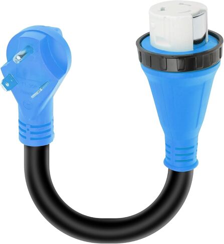 SCITOO 9 Feet 7 Way Plug Inline Trailer Cord with 7 Gang Junction Box, Auto 7 Pin Trailer Wiring Harness, 7 Way RV Style Trailer Plug Wiring for RV Trailers, Campers, Caravans, Trucks, ETL Listed in Saudi Arabia