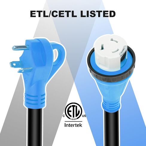SCITOO 9 Feet 7 Way Plug Inline Trailer Cord with 7 Gang Junction Box, Auto 7 Pin Trailer Wiring Harness, 7 Way RV Style Trailer Plug Wiring for RV Trailers, Campers, Caravans, Trucks, ETL Listed in Saudi Arabia