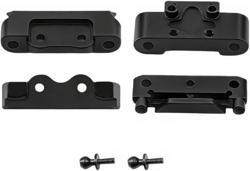 Front Bulkhead and Rear Pin Mounts Set Aluminum Meta for Losi Micro b Losi Micro t Upgrades Parts 1/24 1/28 Accessories Rc Car 2WD Buggy RTR LOS00007 Replacement (Purple) in Kuwait