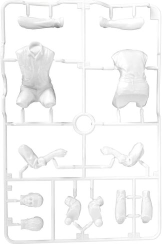 Tamiya 300056536 1:14 Truck Driver Figure kit, White in Saudi Arabia