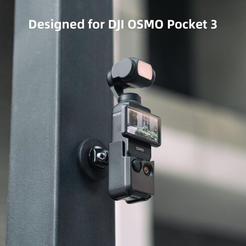 حامل كاميرا مغناطيسي من SUREWO لجيب DJI Osmo Pocket 3، قاعدة تثبيت لقاعدة سطح المكتب للكاميرا ومحول تثبيت متوافق مع ملحقات DJI Osmo Pocket 3 in Kuwait