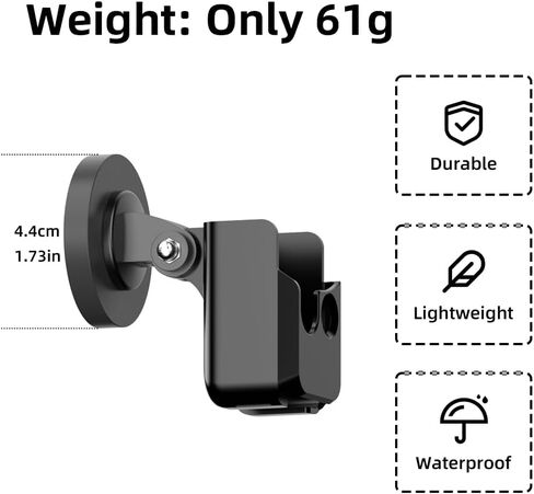 حامل كاميرا مغناطيسي من SUREWO لجيب DJI Osmo Pocket 3، قاعدة تثبيت لقاعدة سطح المكتب للكاميرا ومحول تثبيت متوافق مع ملحقات DJI Osmo Pocket 3 in Kuwait