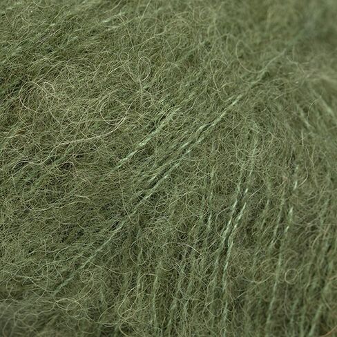 Fluffy Superfine Alpaca and Silk Yarn, Drops Brushed Alpaca Silk, Light and Warm 0.9 oz 153 Yards per Ball (05 Beige) in Saudi Arabia