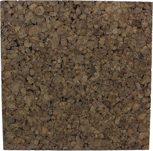 Flipside FLP12058 Dark Cork Tiles, 12" x 12", Pack of 4, Cork, Brown in Saudi Arabia