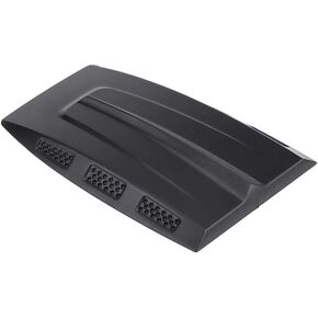 RC Crawler Engine Hood Cover Lightweight and for SCX10 1/10 Scale RC Crawler, Easy to Install for Remote Control Car Fans, Black Plastic Material