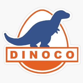 Dinoco Sticker Decal Size 5"