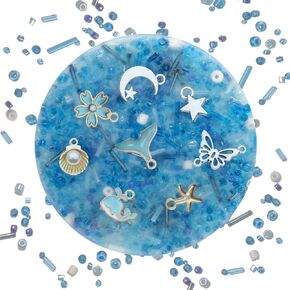 Sensory Toys for Picking Fidget, Picky Pad Fidget Toy for Skin Hair Picking, Gift for Adults with Anxiety ADHD Trichotillomania or Dermatillomania Ocean Theme Included Butterfly Starfish 3.35In