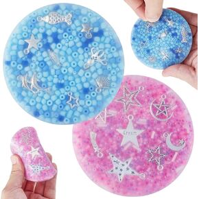 Skin Picking Fidget Toys, 2 Pcs Picky Fidget Pad, Portable Picking Pads for Adults & Children with Anxiety, ADHD, Trichotillomania or Dermatillomania (8.5CM /3.35IN)