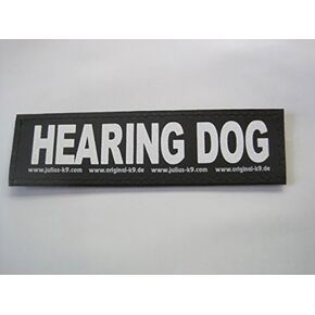 Hearing Dog (Large) Package of 2 Julius-K9 for K-9 Harnesses