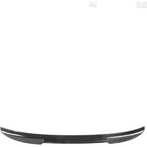 for Ford for Mustang First Edition Sport Utility 4-Door 2021 & GT Performance Sport Utility 4-Door 2022 4-Dr Carbon Fiber Print Mid Trunk Spoiler ABS