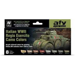 Vallejo Model Air Set 71645 Italian WWII Regio Esercito Camo Colors (8)