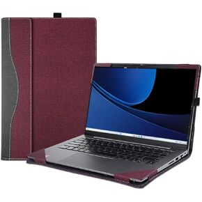 Laptop Cover Case for 15.6 inch Samsung Galaxy Book 4/3 /2 & 15.6'' Galaxy Book 4/3 /2 360 & for 15.6inch Galaxy Book 2/3 Pro 360,Detachable PU Leather Protective Sleeve Bag Accessories (Pink)