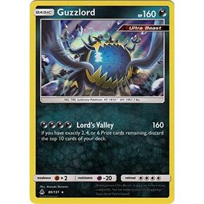 Guzzlord - 80/131 - Holo Rare - Forbidden Light