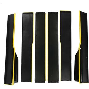 2.2m Car Side Skirt Extensions Universal Spoiler Compatible for Ford Compatible for Mustang Compatible for Focus RS ST Compatible for Fiesta for Mondeo Side Skirt Body Kit(Black Yellow)