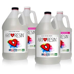 Artresin epoxy Resin - معطف واضح عالية اللمعان للعمل الفني - 4 جال