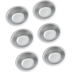 6 Pcs Small Round Paint Tray Painting Color Palettes Paint Mixing Palettes Tray Suitable for Mixing Various Pigments