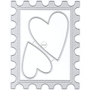 DzIxY Hollow Heart Background Metal Cutting Dies for Card Making Kit Embossing Paper Die Cuts Set Scrapbook Stencils Supplies Machine Templates