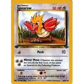 Pokemon - Spearow (62) - Jungle - 1st Edition