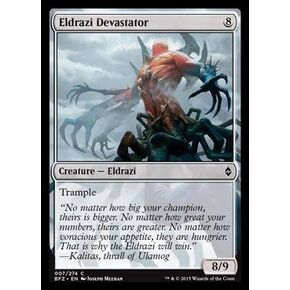 Magic The Gathering - Eldrazi Devastator (007/274) - Battle for Zendikar