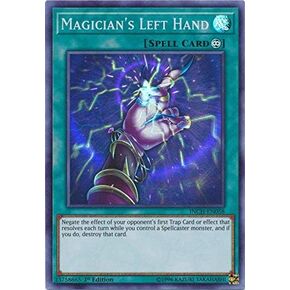 Yu-Gi-Oh! - Magician's Left Hand - INCH-EN058 - Super Rare - 1st Edition - Infinity Chasers