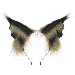 LIANXUE Lynx-Ear Headband Sweet Girls Accessories Cosplay Beast Ears Fursuit Masquerade Halloween Cosplay Party Lint